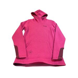 Bergans Of Norway Womens Red Wool 3692 Cecilia Wool Hoodie Size M